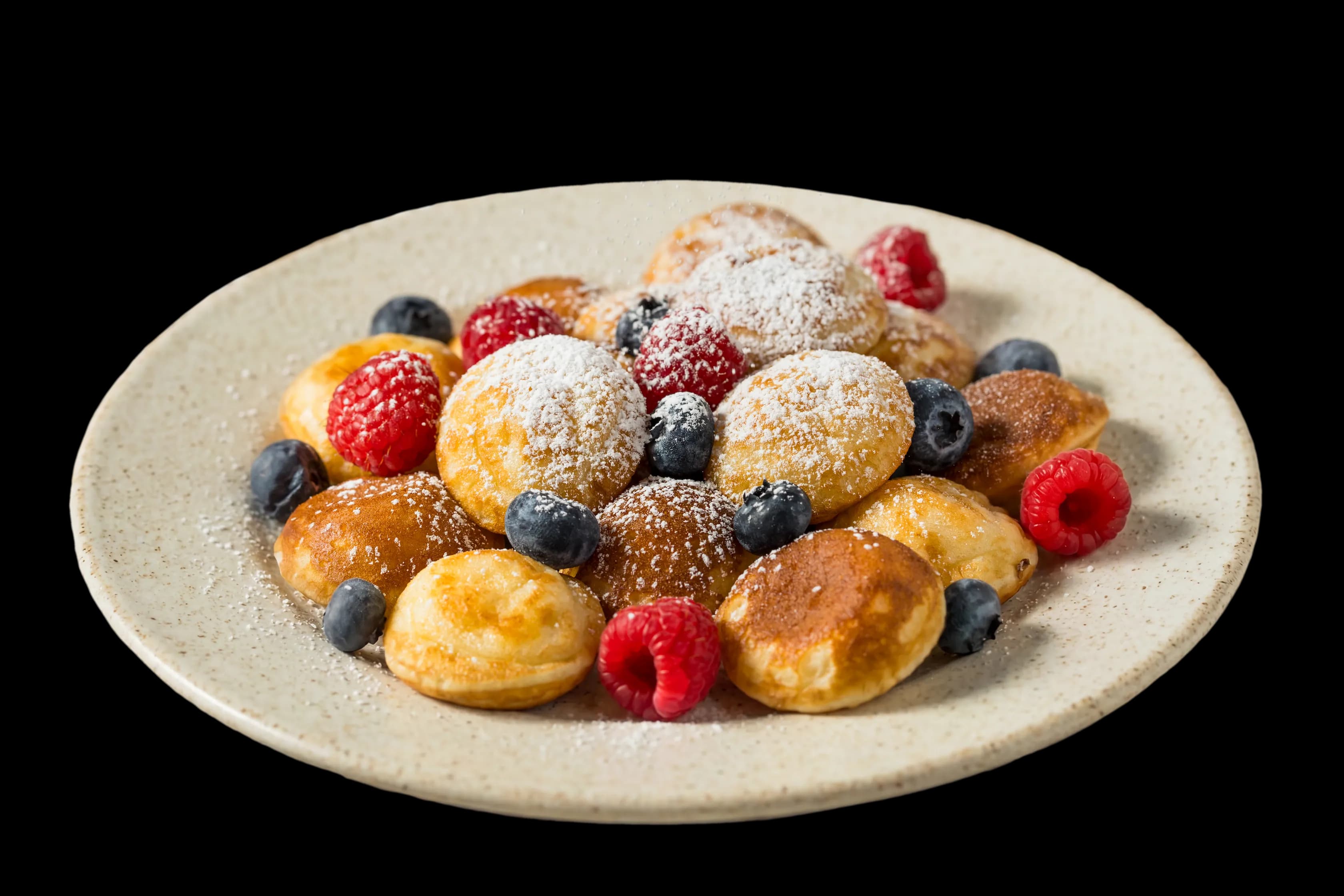 Assiette de poffertjes